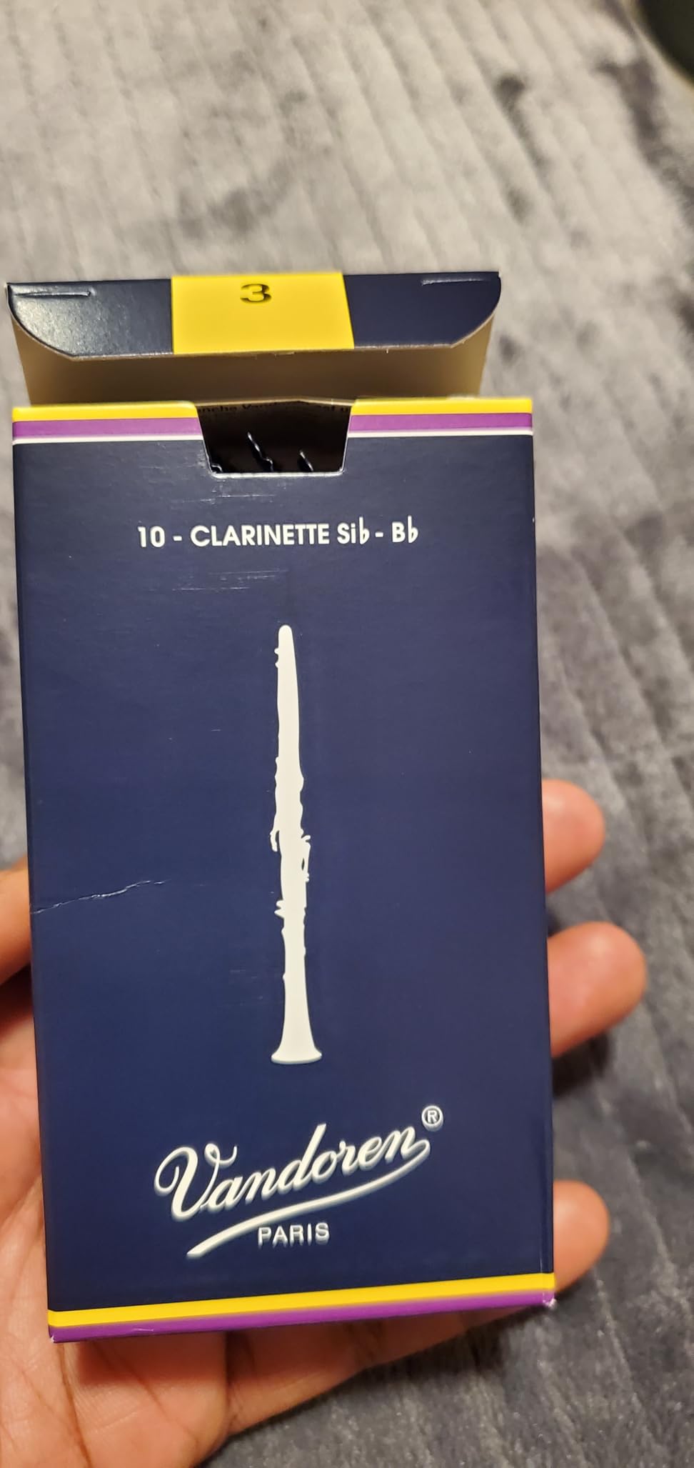 Vandoren CR103 Bb Clarinet Traditional Reeds Strength 3; Box of 10 customer photo 1