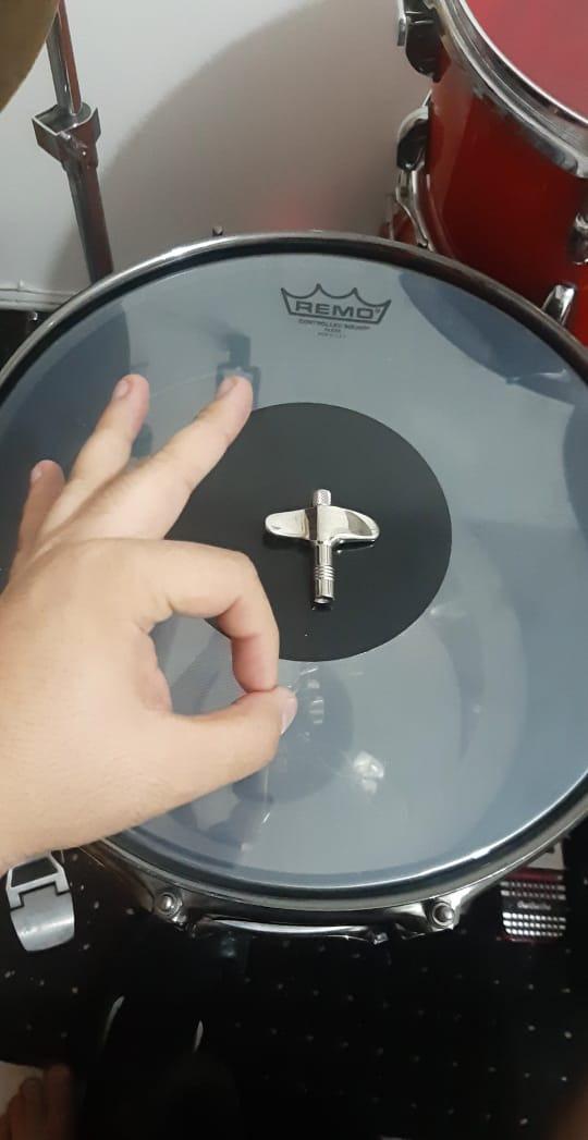 Remo Controlled Sound Clear Drum Head with Black Dot - 14 Inch customer photo 2