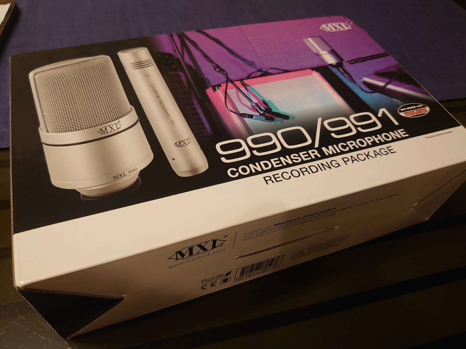 MXL 990/991 Large & Small Diaphragm Condenser Microphone Bundle - Champagne customer photo 2