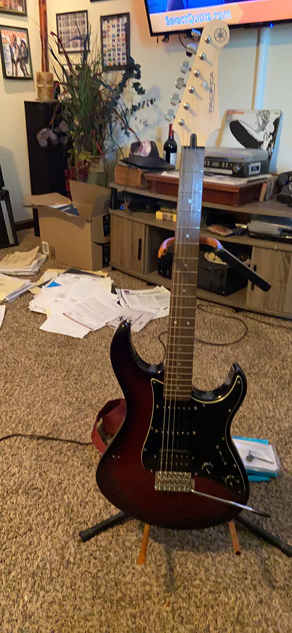 Yamaha Pacifica Series PAC12 Electric Guitar; Metallic Blue customer photo 2