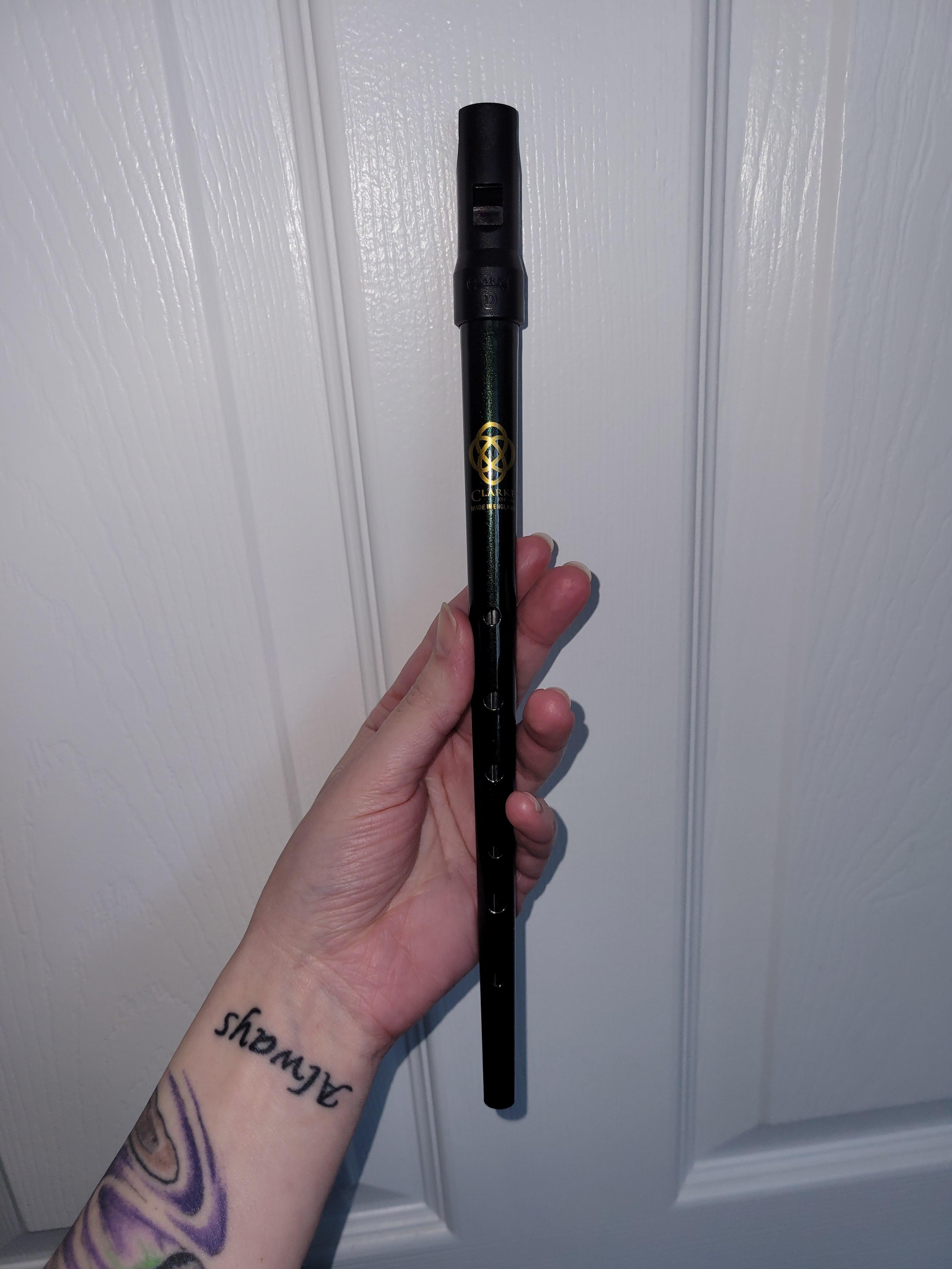 Clarke Celtic Tinwhistle in D - Green (CWD) customer photo 2