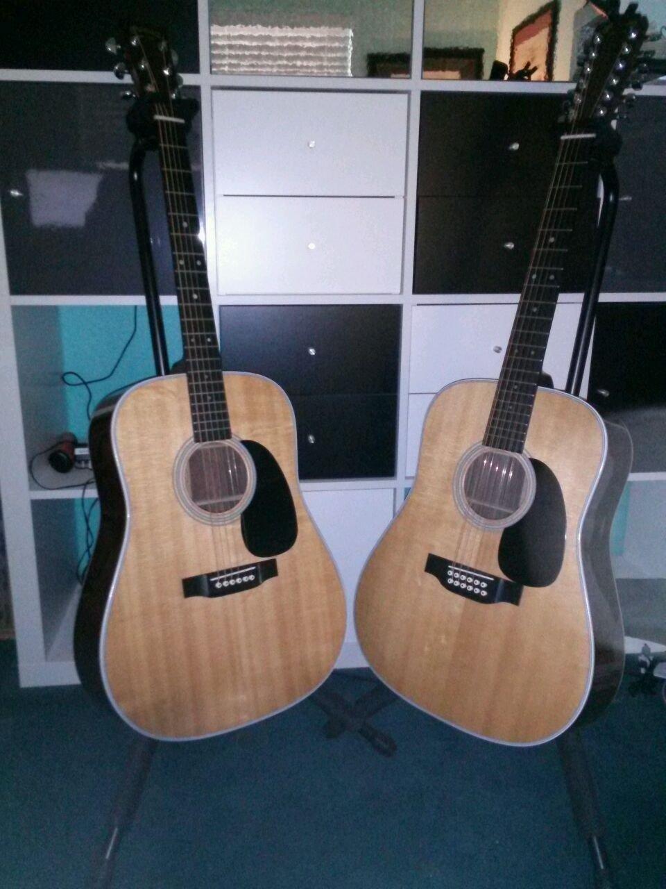 Elixir Strings, Acoustic Guitar Strings, Phosphor Bronze with NANOWEB Technology, Longest-Lasting Rich and Full Tone For Life with Comfortable Feel, 6 String Set, Light 12-53 customer photo 1