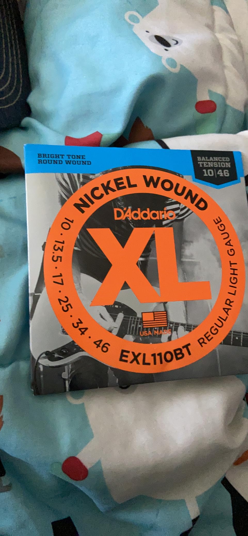 D'Addario XL Nickel EXL110-3D Electric Guitar Strings, 10-46, 3 Sets customer photo 1