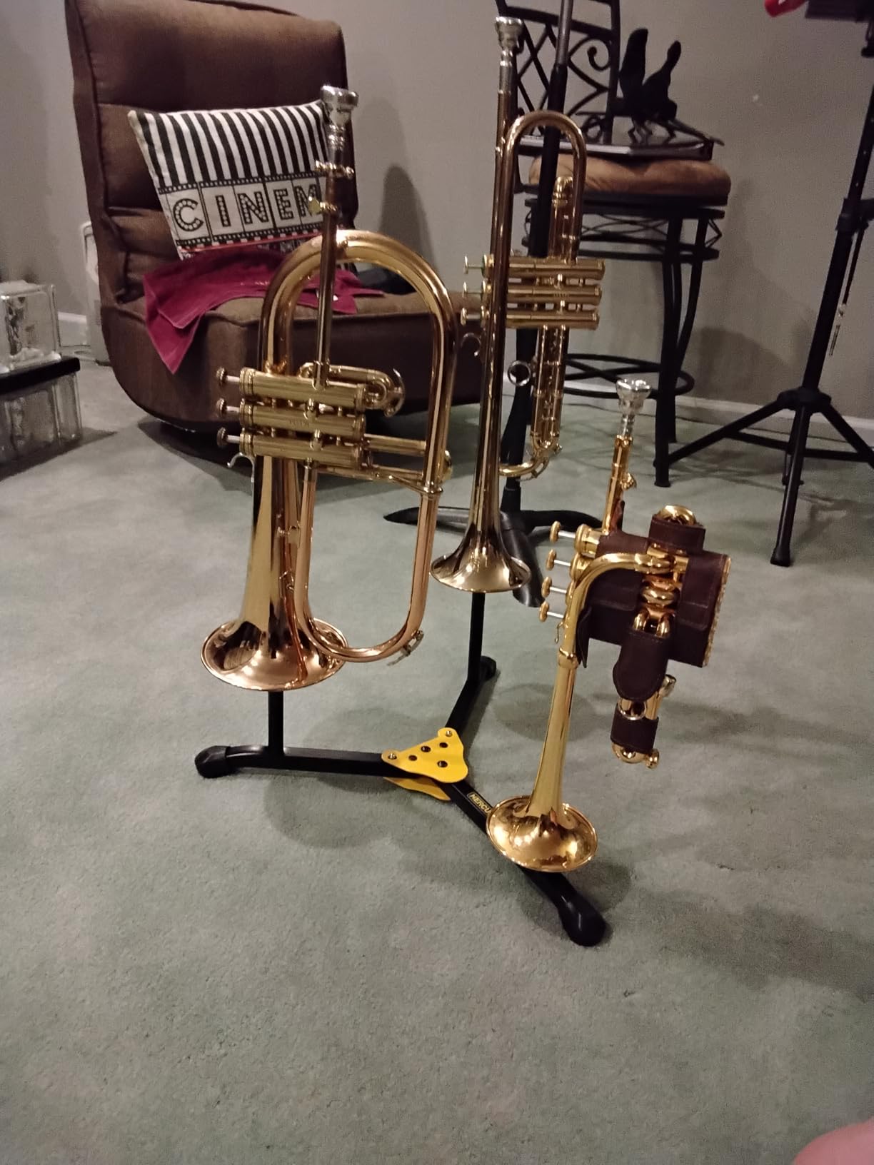 Hercules Stands DS513BB Trumpet/Cornet/Flugelhorn Stand customer photo 1
