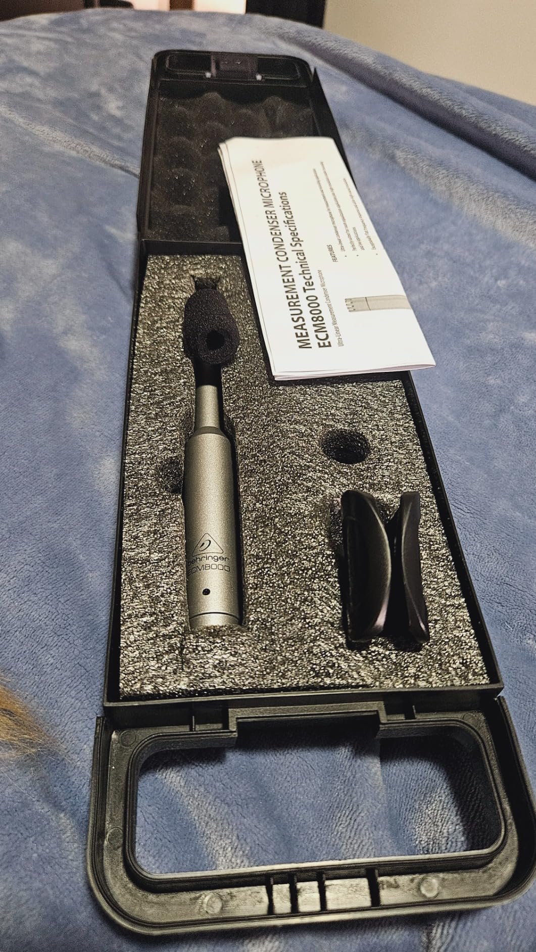 BEHRINGER ECM8000 Omnidirectional Measurement Microphone customer photo 1