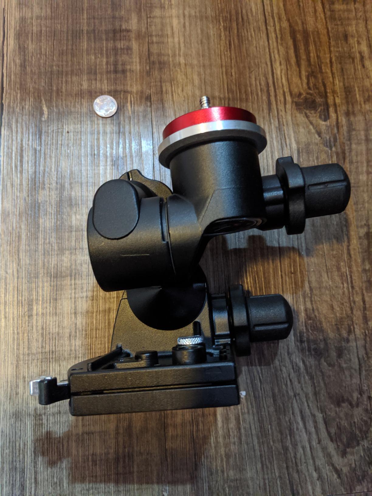 Manfrotto Junior Geared Tripod Head (410) with Quick Release Plate 410PL customer photo 1