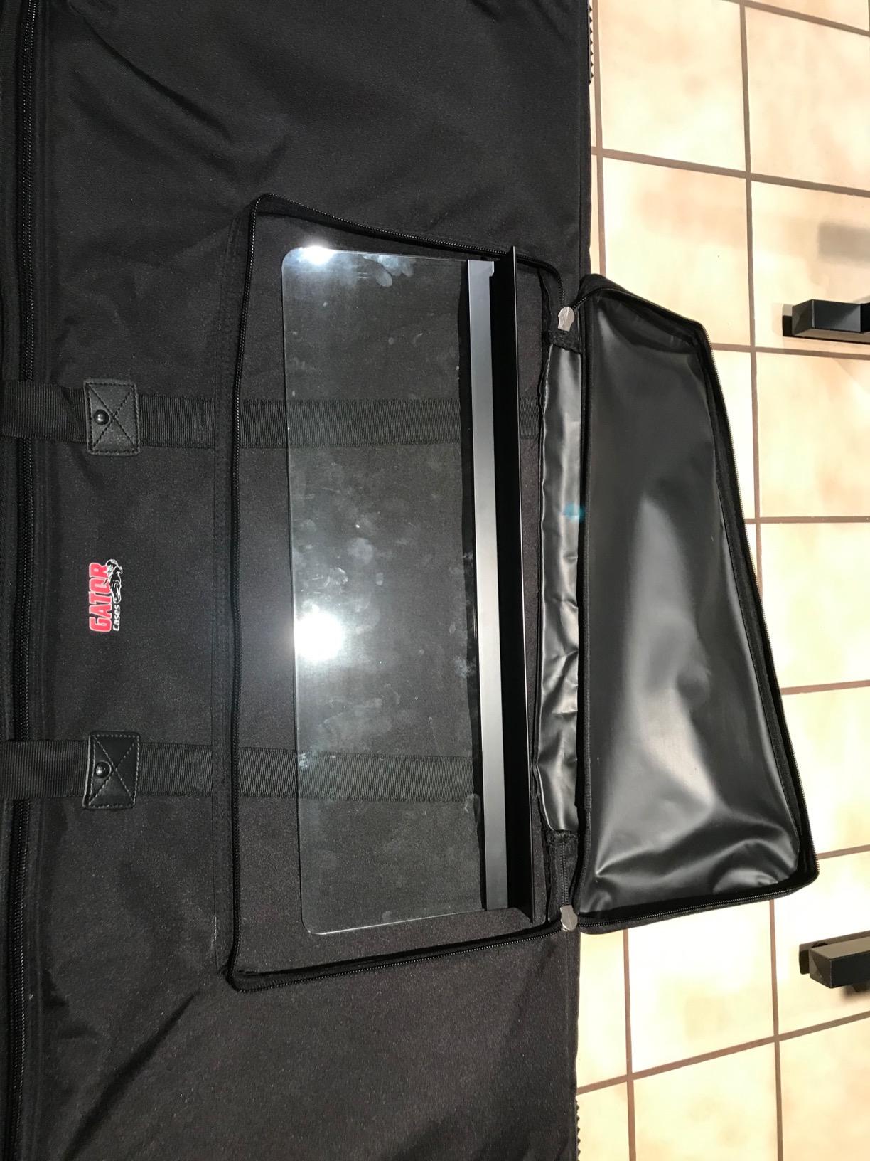 Gator Cases 88-Note Padded Keyboard Gigbag with Interior Security Straps | Carry to 88-Note Keyboard to and from the stage with this durable, padded, & secure gigbag, with accessory storage. (GKB-88) customer photo 2
