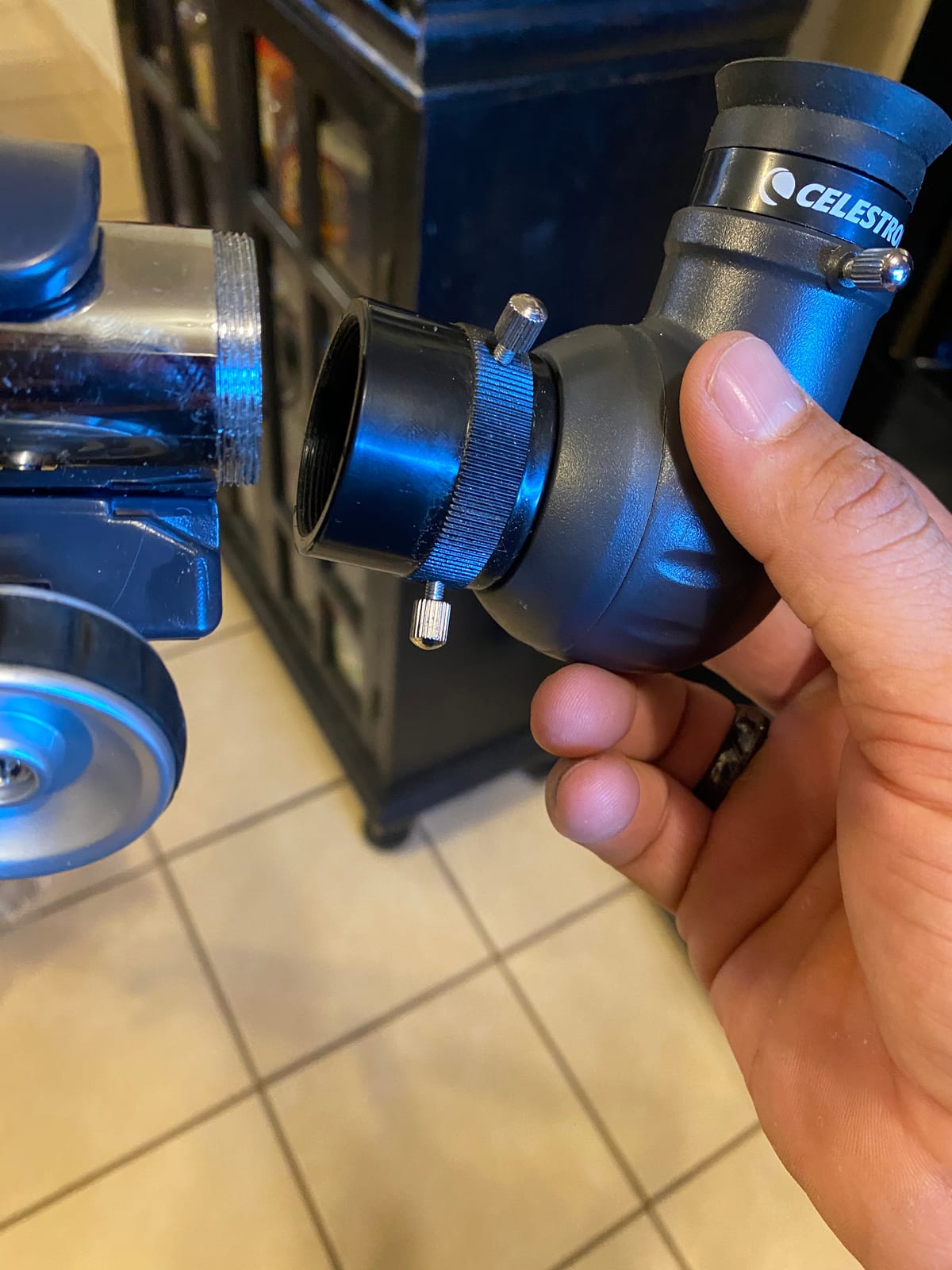 Celestron AstroMaster 70AZ Refractor Telescope for Moon & Planet Viewing | Fully Coated Glass Optics, Crisp Moon & Planetary Views, Alt-Azimuth Mount with Easy Manual Controls, Beginner Friendly customer photo 2