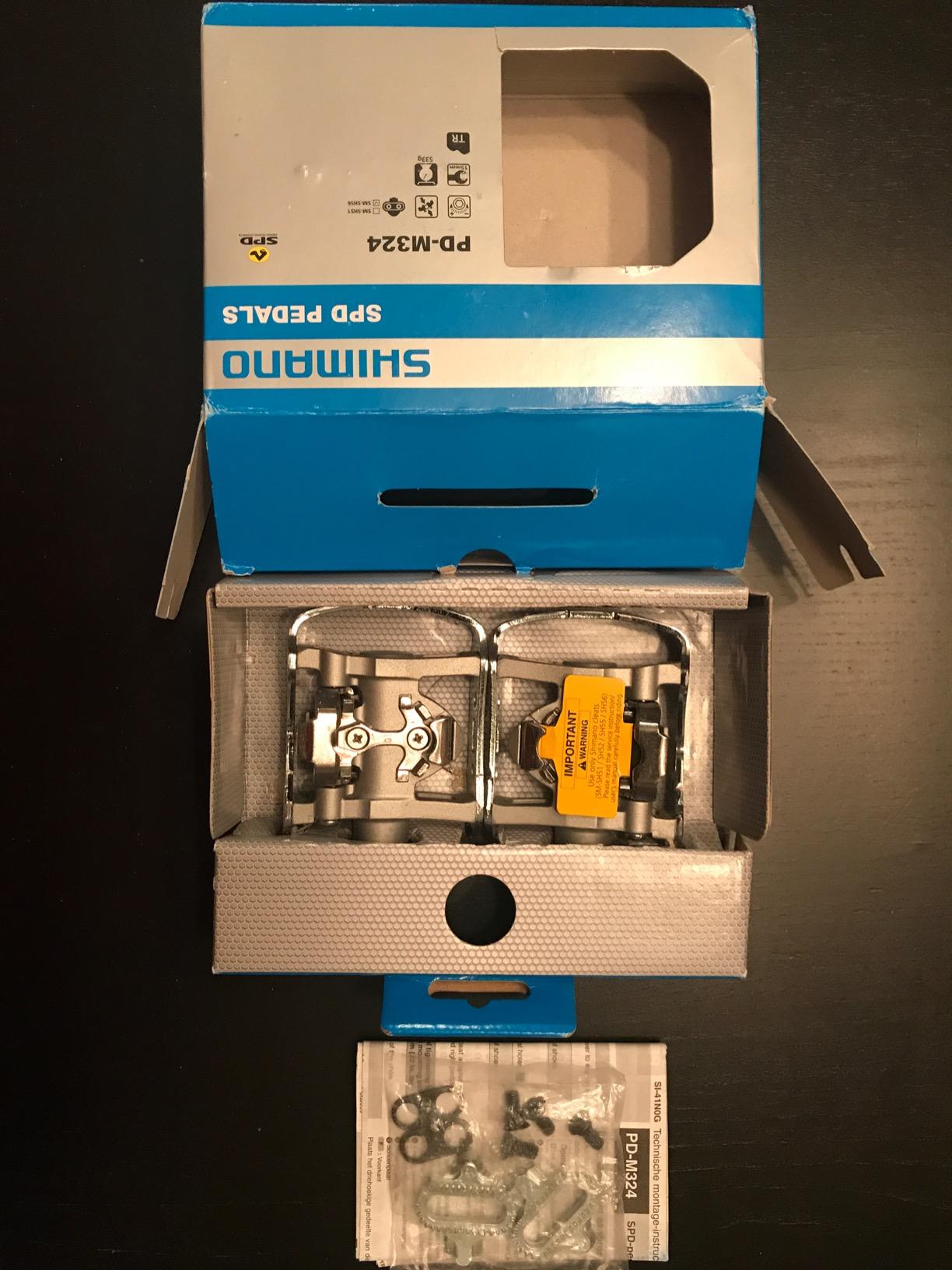 Shimano PD-M324 SPD Dual Platform Clipless Pedal customer photo 2