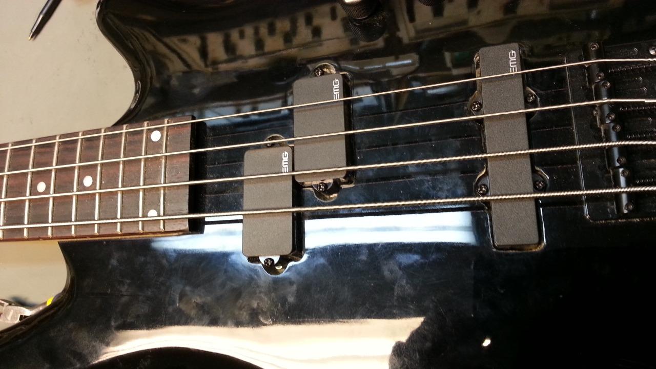 EMG PJ Active Bass Guitar Pickup Set, Black customer photo 1