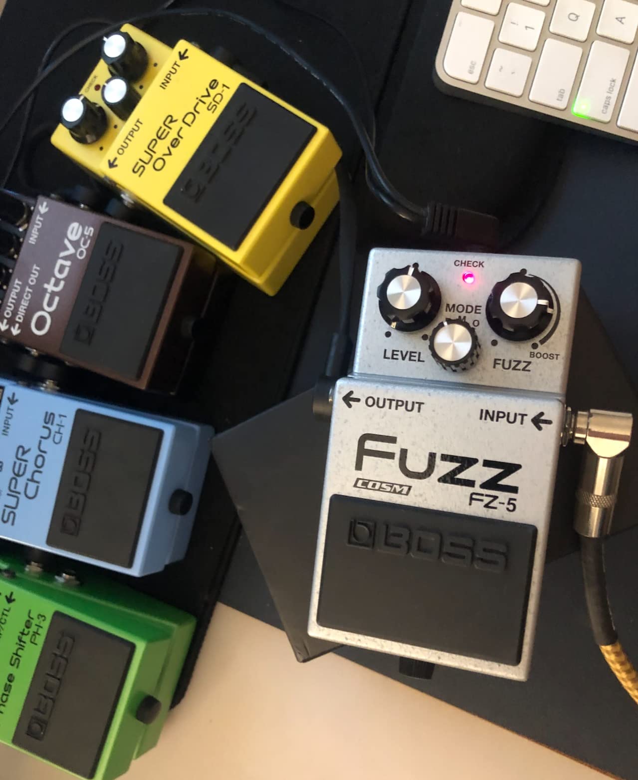 BOSS FZ-5 Fuzz Guitar Pedal (FZ-5), Silver, meduim customer photo 2