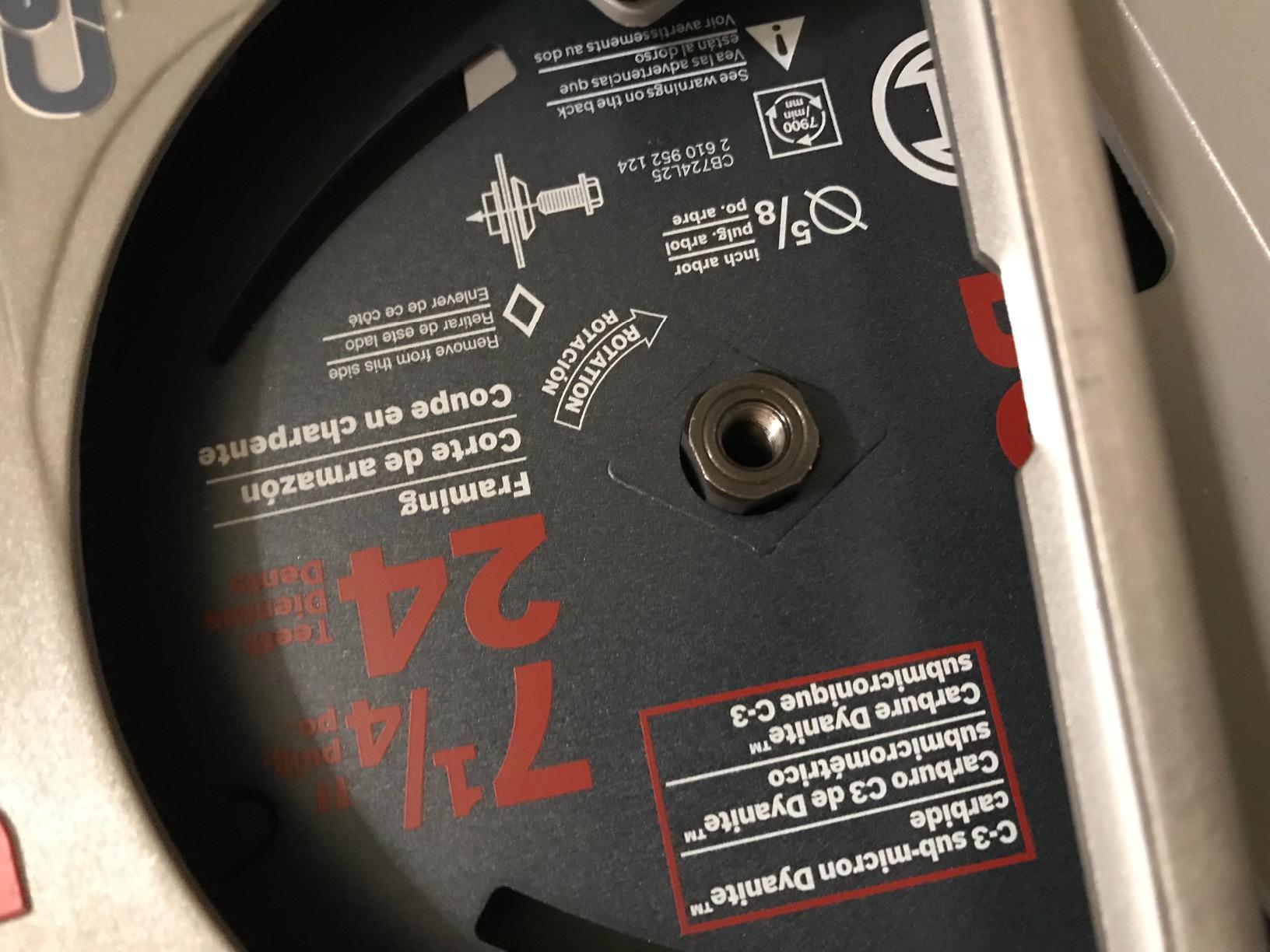 BOSCH CS5 120-Volt 7-1/4-Inch Circular Saw, Bosch Blue customer photo 2