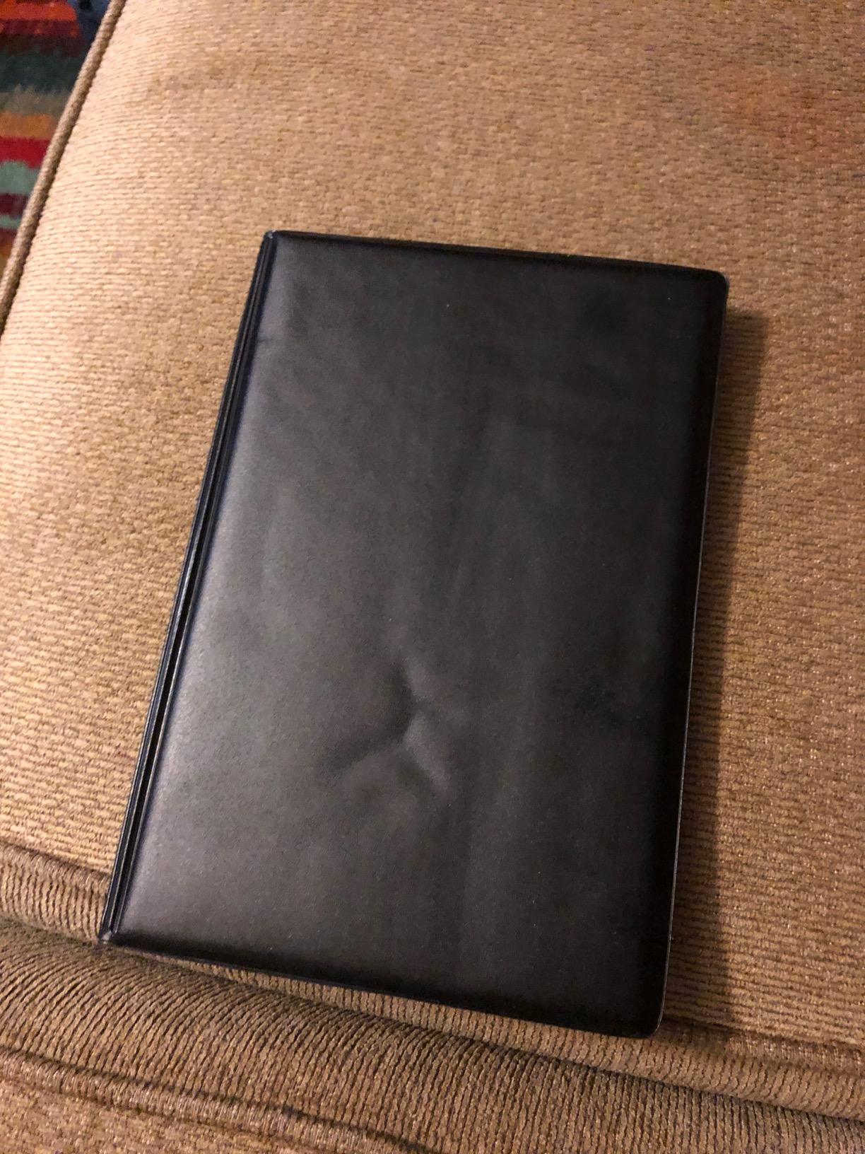 SKILCRAFT Steno Pad Holder, Black customer photo 1