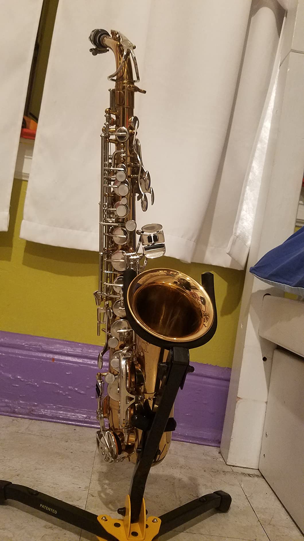Hercules DS530BB Alto/Tenor Saxophone Stand with Bag customer photo 1