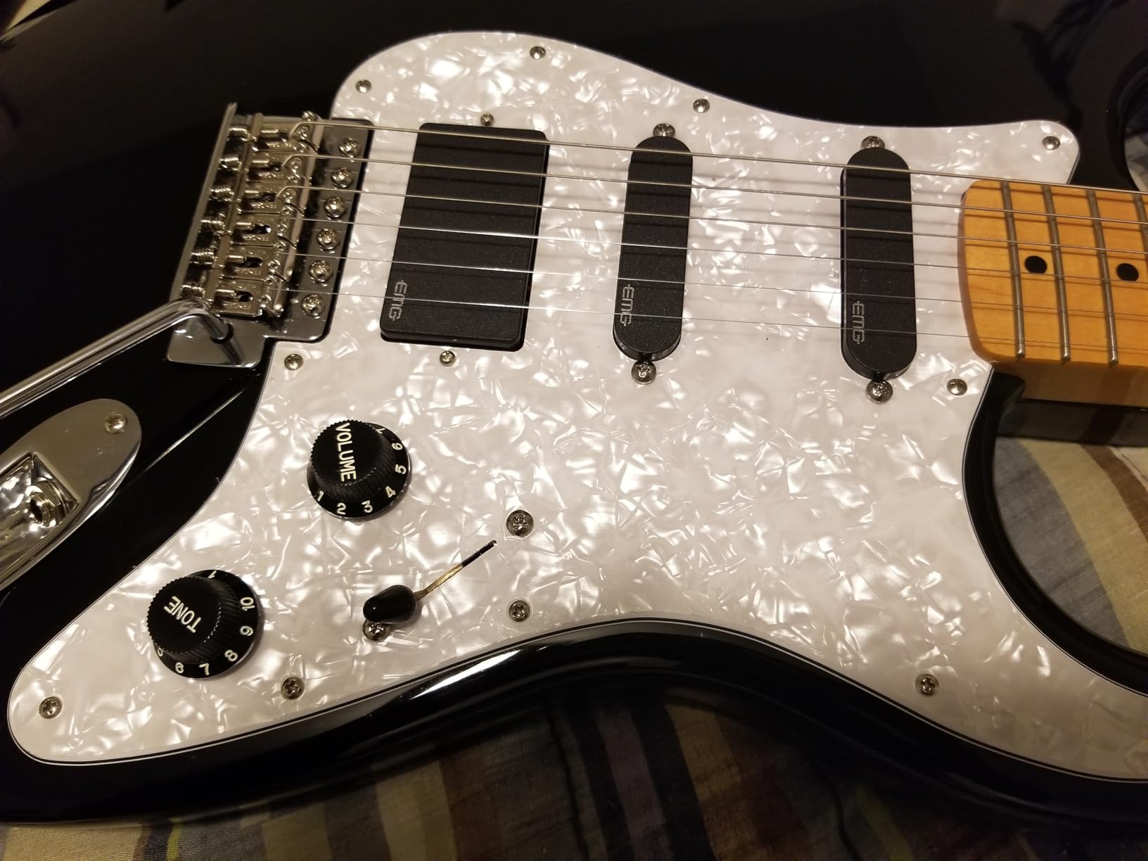EMG KH20 Pro Series Kirk Hammett Active Pickup Prewired Guitar Pickguard Set customer photo 2