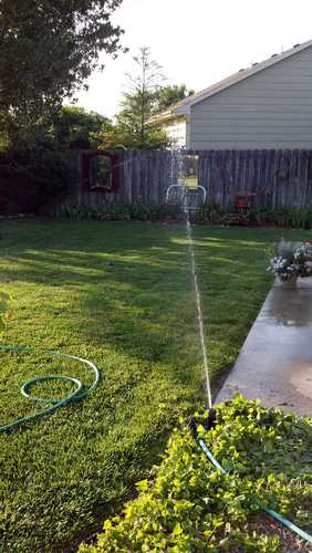 QSK-745 In-Ground 5-Inch Pop-Up Adjustable Sprinkler 5-Pack With Quick Hose Connectors And Splitters customer photo 2