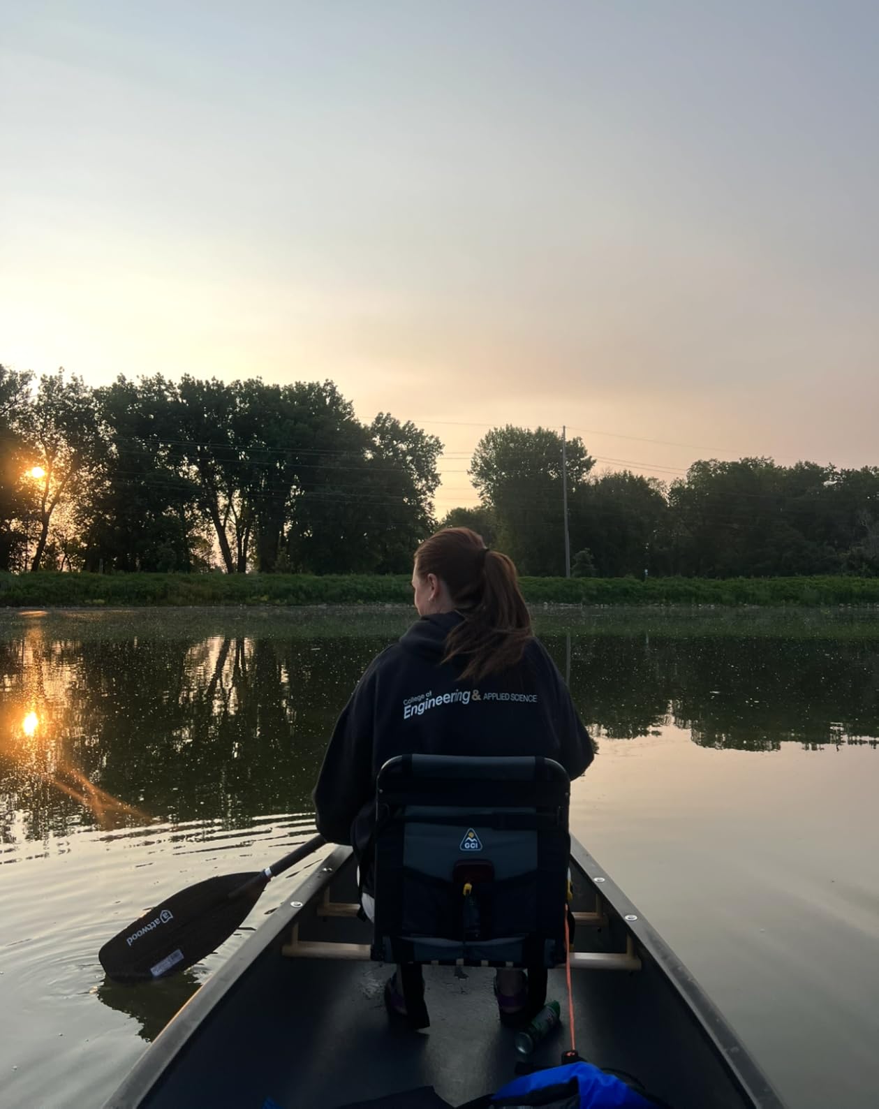 GCI Outdoor SitBacker Adjustable Canoe Seat with Back Support customer photo 1