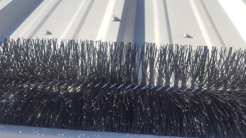 GutterBrush 4.25 inch Gutter Guards, Fits 5 Inch Gutters, 60 Ft Leaf Filter | DIY gutter guard and leaf filter blocks leaves and debris, reduces cleaning and keeps water flowing in 5 inch gutters. customer photo 2