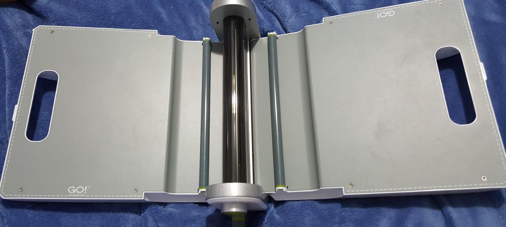 AccuQuilt GO! 55100H Fabric Cutter Starter Set, Portable Design | Includes Die with 3 Shapes, Cutting Mat, and Quick Start Guide. Cuts Up to 90% Faster Than Scissors or Rotary customer photo 1