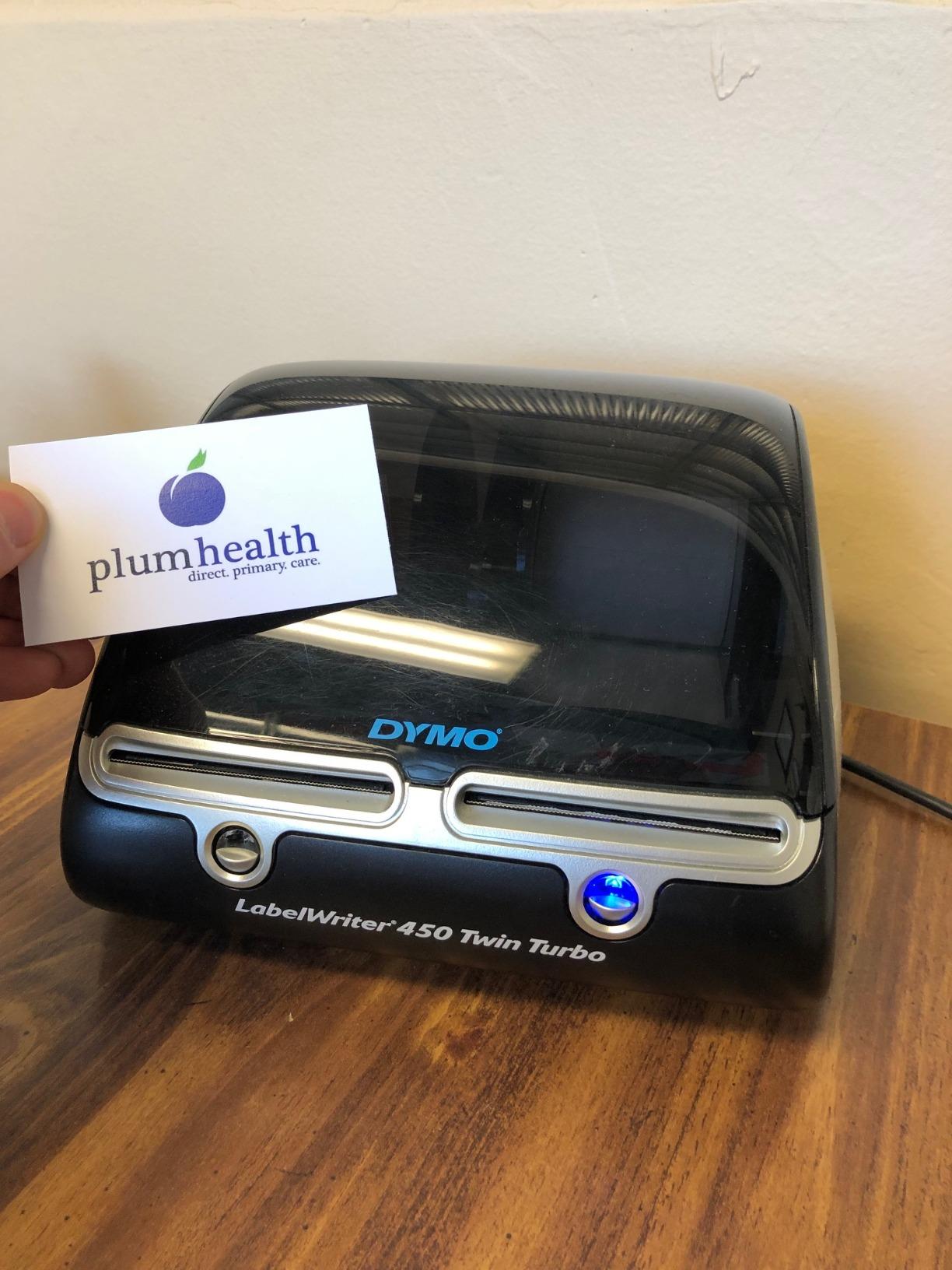 DYMO Label Printer, Label Writer 450 Twin Turbo, Direct Thermal Printer - Fast Printing, Home & Office Organization, Great for Labeling, Filing, Shipping, Mailing, Barcodes, and More customer photo 1