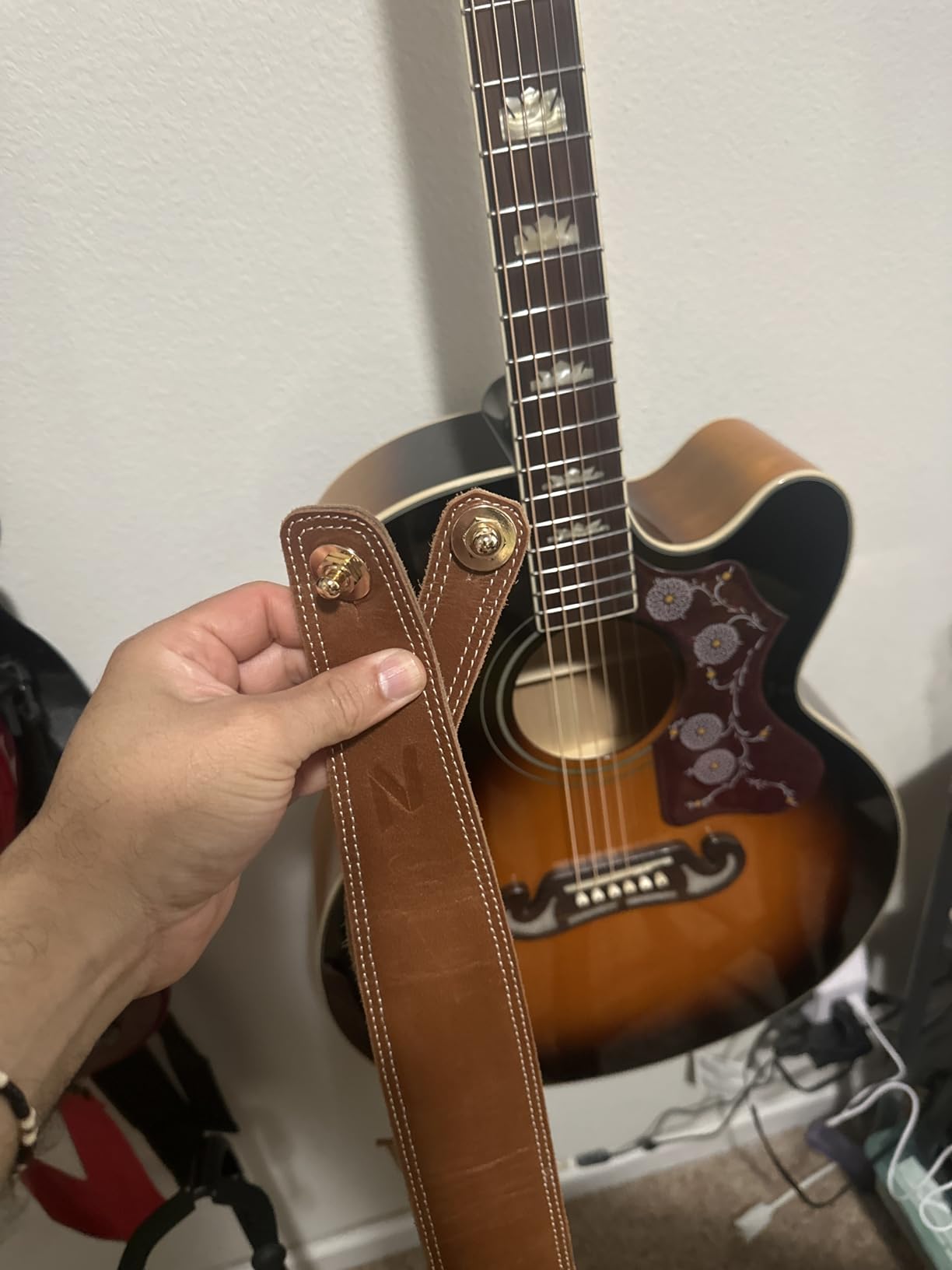 Fender Straplock W/ Button Chrome | Includes strap lock and button, chrome finish, secure fit for electric and acoustic guitars, Fender guitar accessories customer photo 1