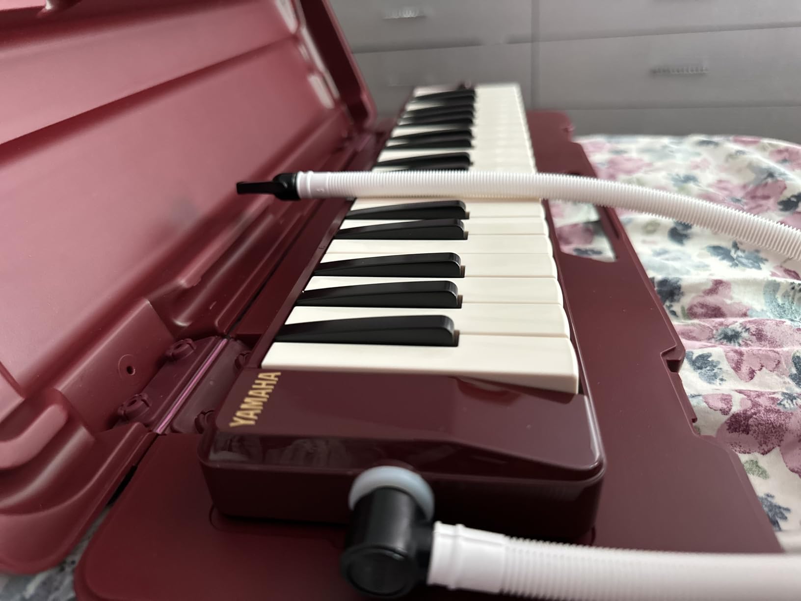 Yamaha Pianica, 37-note Melodica, Maroon (P37D) customer photo 2