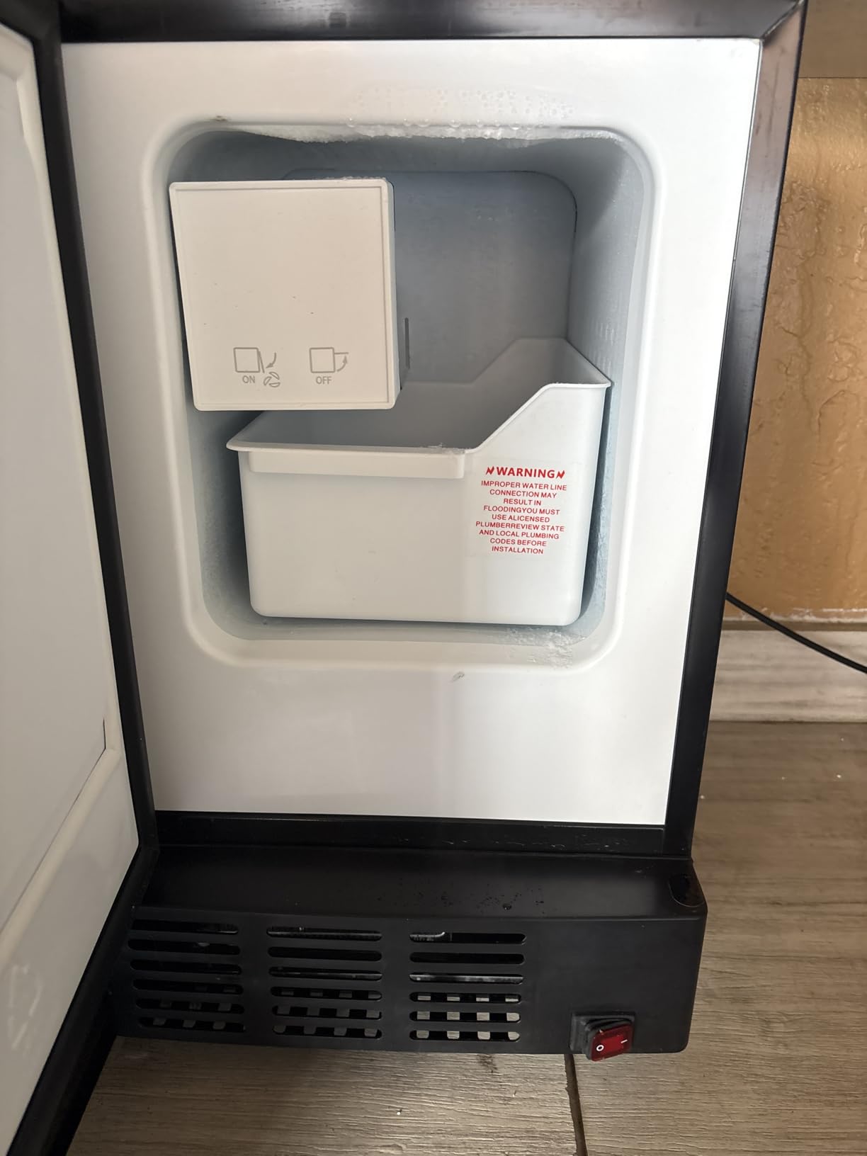Whynter Built-In Stainless Steel Ice Maker, Undercounter, UIM-155 - Makes up to 12 lbs of Crescent Ice in 24 Hours customer photo 1
