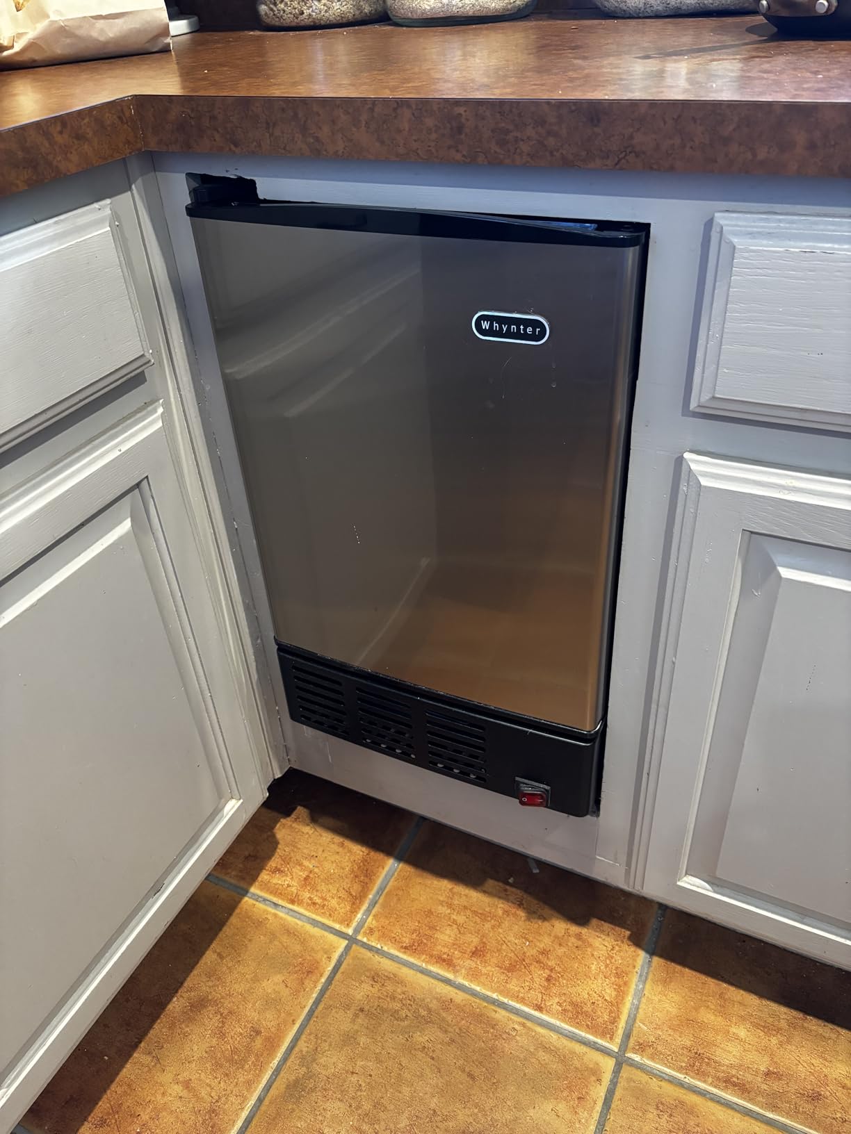 Whynter Built-In Stainless Steel Ice Maker, Undercounter, UIM-155 - Makes up to 12 lbs of Crescent Ice in 24 Hours customer photo 2