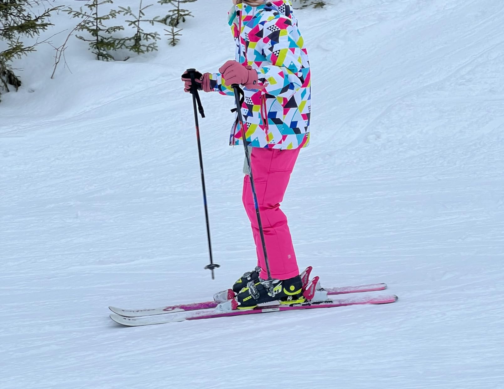 ROCES IDEA UP Adjustable Ski Boots for Kids - Youth & Toddler Ski Boots with Single Buckle - Expandable Downhill Ski Boots for Growing Feet - Girls & Boys Sizes customer photo 2
