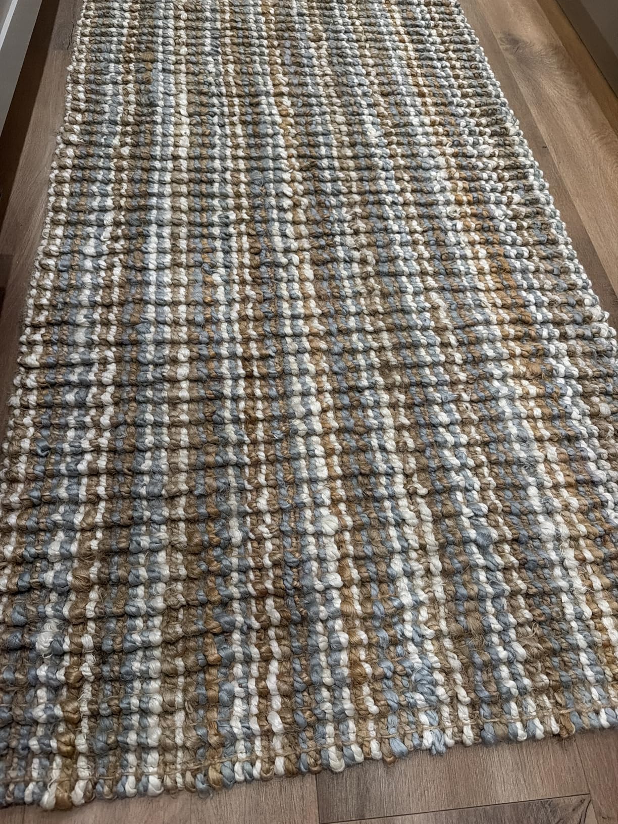 SAFAVIEH Natural Fiber Collection Area Rug 8x10 - Natural Brown, Handmade Jute, Chunky Textured Thick Pile (NF447A) customer photo 2