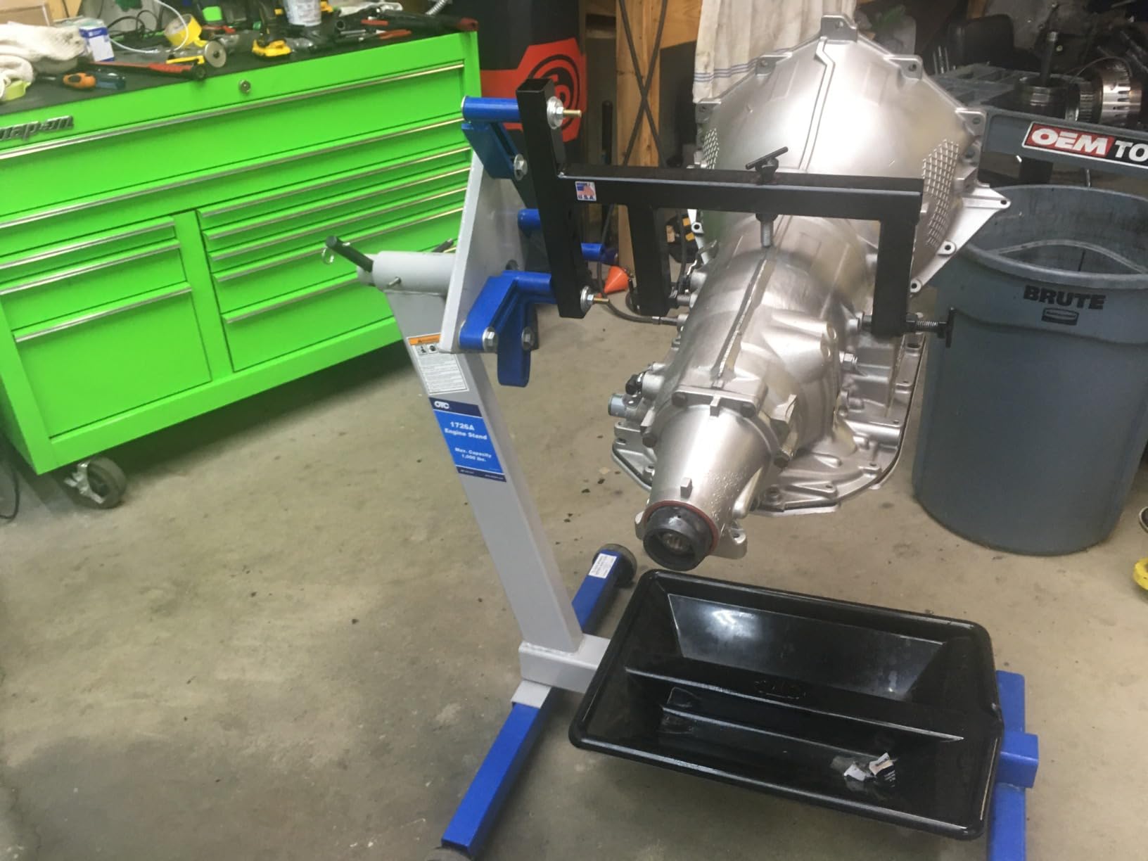 OTC 1726A 1,000 lb. Capacity Engine Stand - 360 Degree Rotation, 8 Lock Positions, Ideal for Passenger Car and Light Truck Engine Rebuilding or Repair customer photo 1