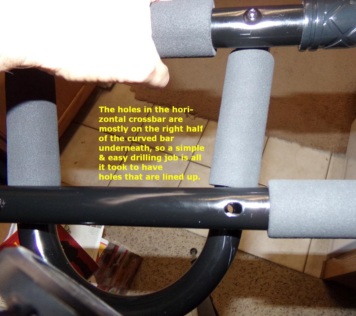 ProsourceFit Pull Up Bar for Multi Use Fitness & Home Gym Exercise customer photo 2
