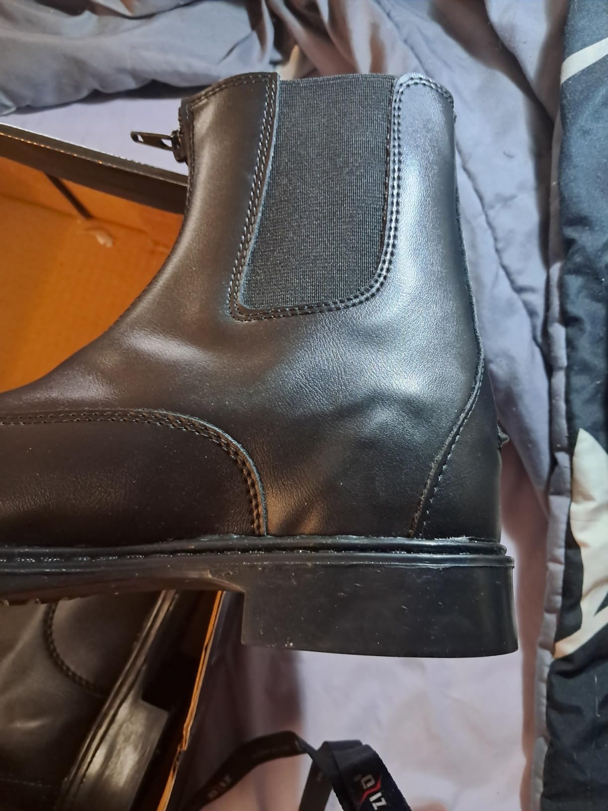 TuffRider Ladies Starter Front Zip Paddock Boots | Durable, Easy to Clean Water-Resistant Horse Riding Boots for Women customer photo 2