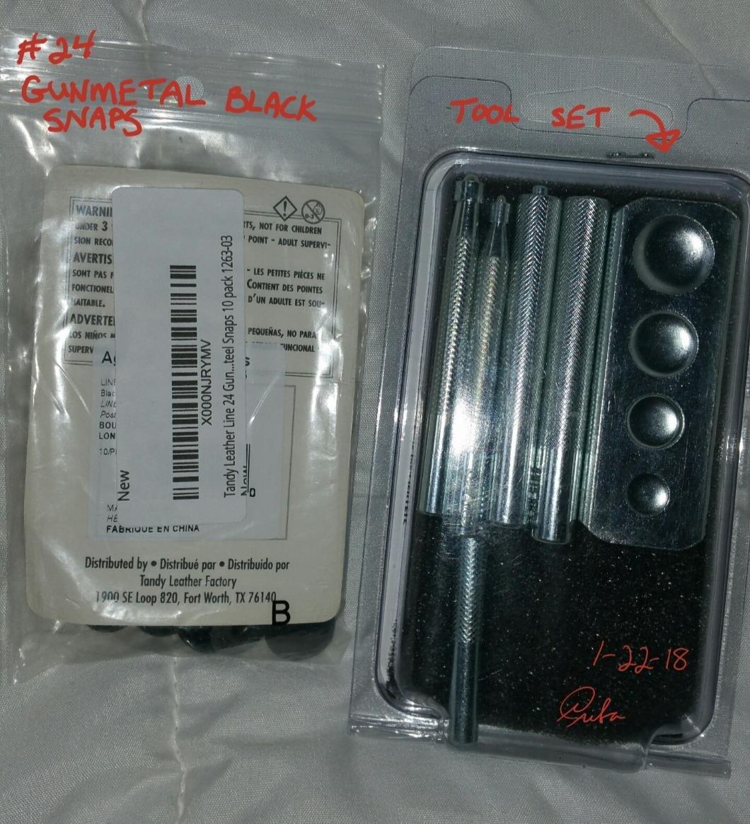 Tandy Leather Snap-All Snap Setter Set, Leather Crafts and Repairs, 8108-10 | Snap-setting tool set, Clean, controlled snap installation, For leathercraft projects, Model 8108-10, snap on tools customer photo 2