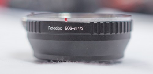 Lens Adapter - Compatible with Canon EF & EF-S Lenses to fit Micro Four Thirds (MFT, M4/3) Mount Mirrorless Cameras customer photo 2