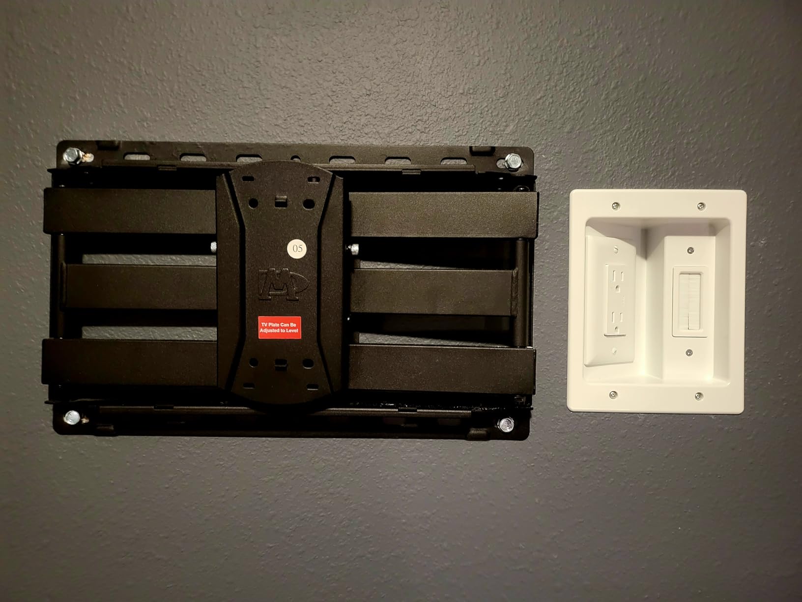 Legrand - OnQ in-Wall Cable Management Kit for Power & Low Voltage Cords - Hides TV or Display Cables Retrofit Behind the Wall - UL Listed TV Cord Hider w/DIY Install & Included Hardware - HT2102WHV1 customer photo 1
