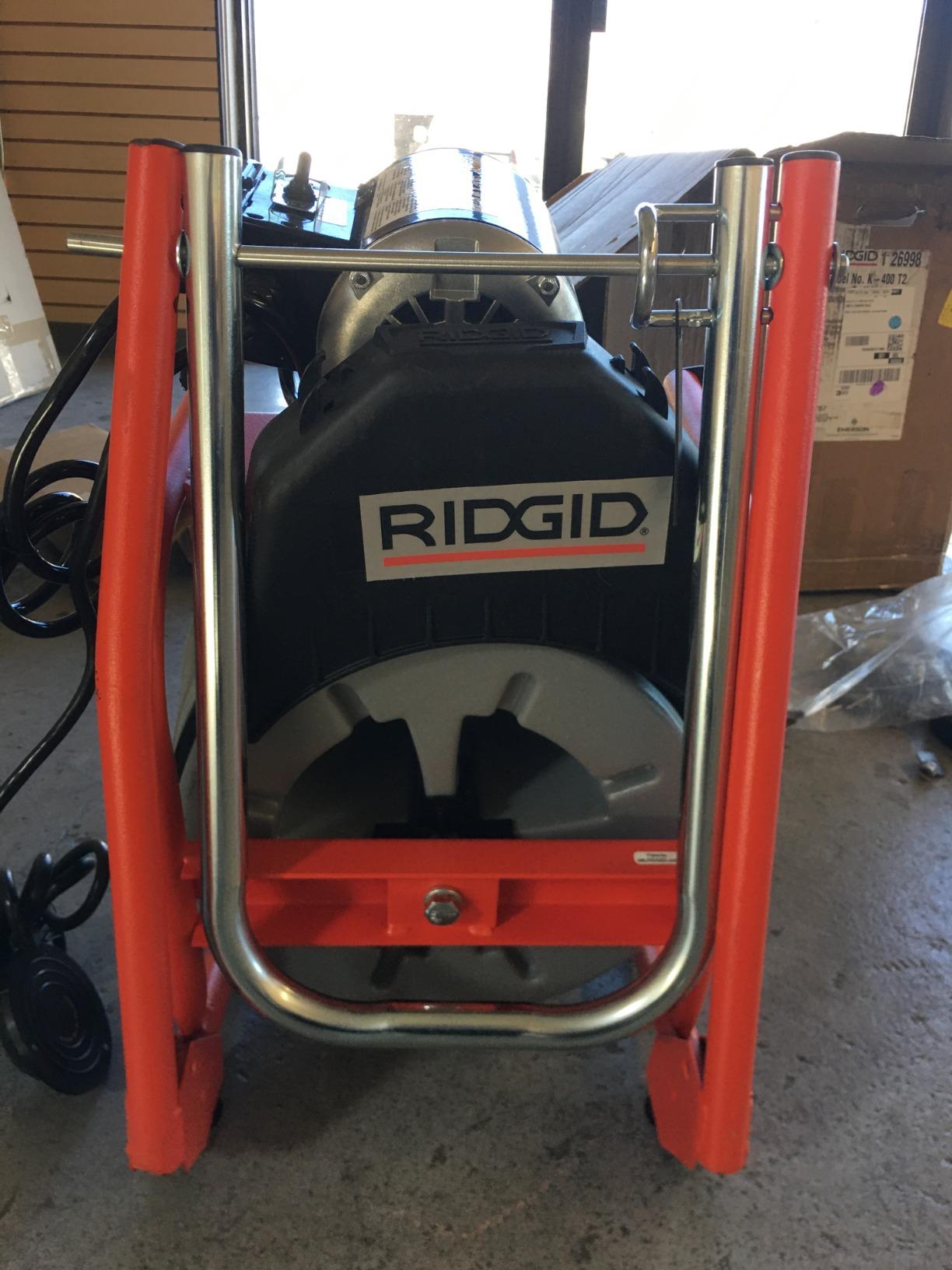 RIDGID 26998 Model K-400 Drain Cleaning 120-Volt Drum Machine Kit with C-45IW 1/2