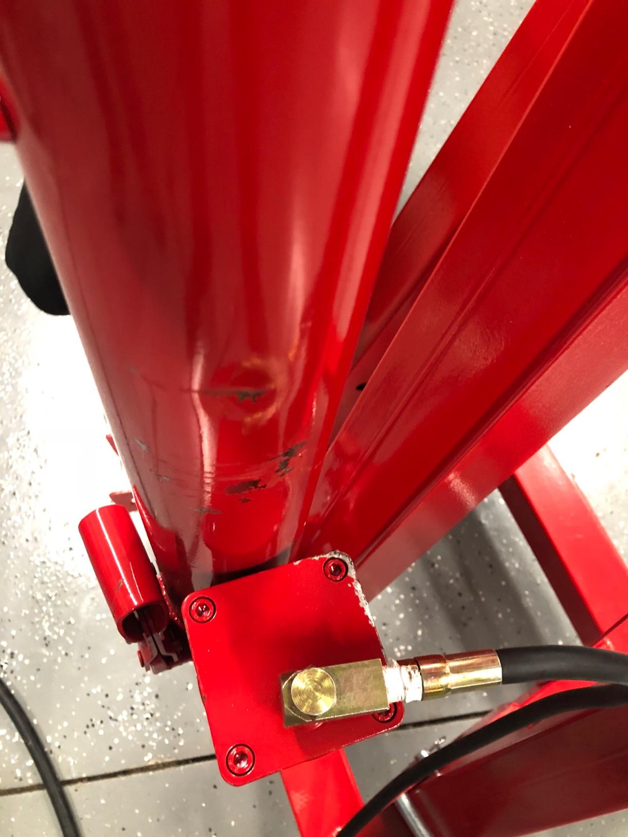 2 Ton Folding Air Hydraulic Engine Hoist Cherry Picker Shop Crane Hoist Lift customer photo 2