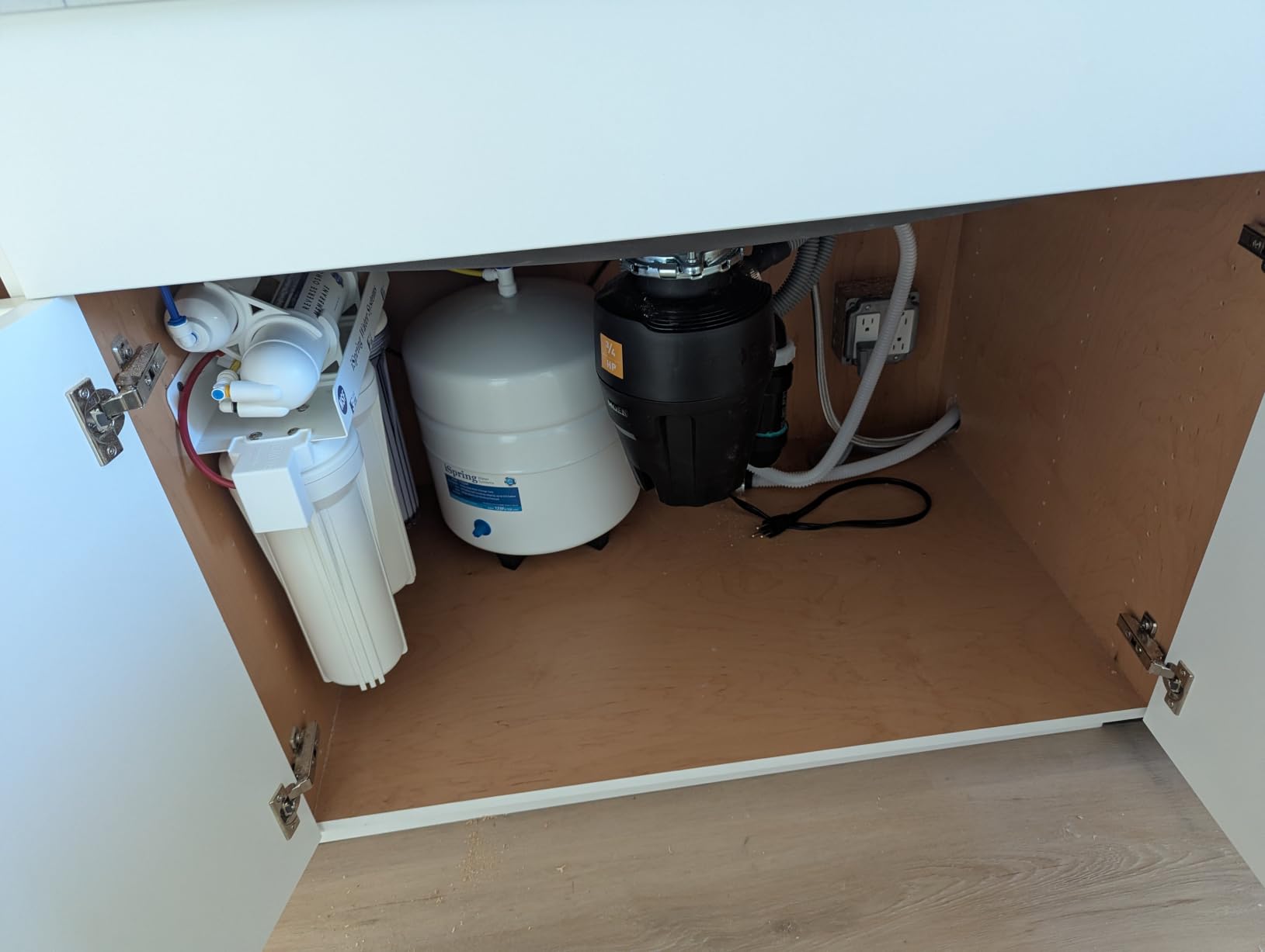 iSpring RCC7-BN NSF Certified, High Capacity Under Sink 5-Stage Reverse Osmosis Water Filter, 75 GPD Brushed Nickel Faucet customer photo 1