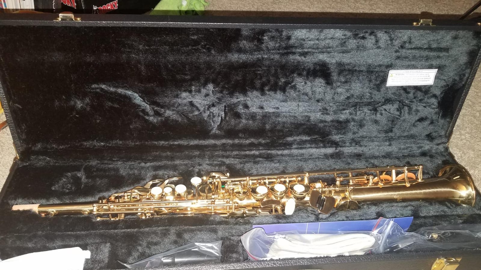 Selmer SS600 Soprano Saxophone (Clear Lacquer with High F#) customer photo 2