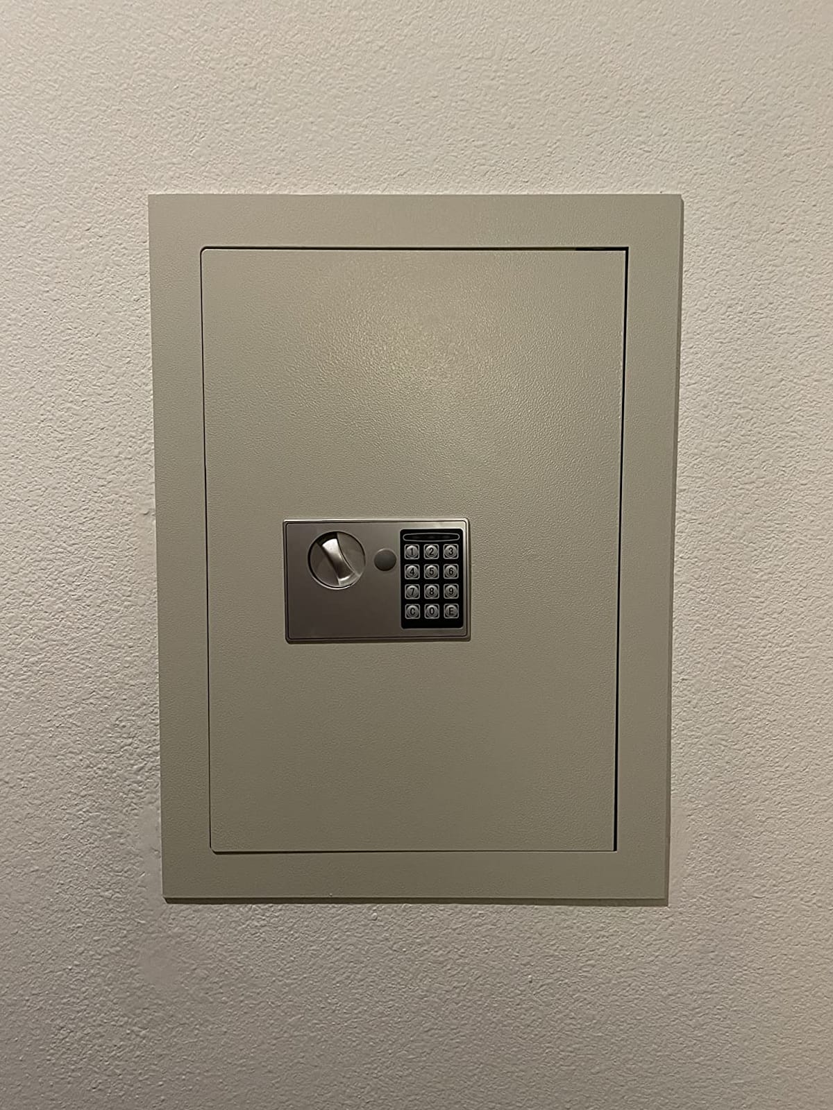 In-Wall Safe with Keypad and 2 Manual Override Keys - Protect Money, Jewelry, and Passports at Home or Business by Paragon Safes (White) customer photo 2
