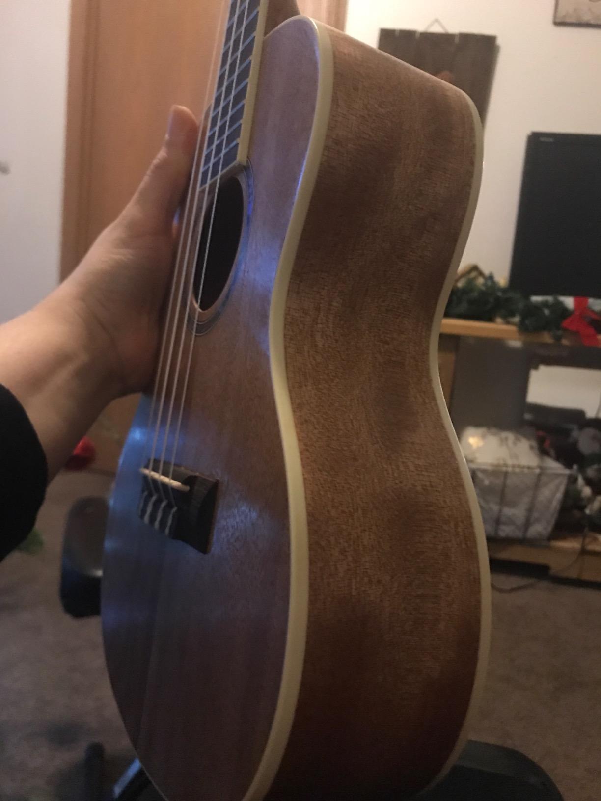 Cordoba 15CM Concert Ukulele - Hand Crafted With Mahogany Top, Back & Sides, Authentic Abalone Rosette & Satin Finish & Premium Italian Aquila Strings customer photo 2
