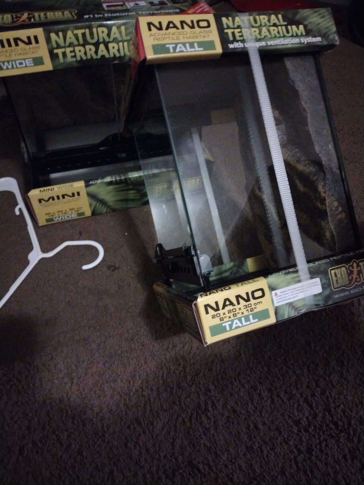 Exo Terra Glass Nano Terrarium Kit, 8 x 8 x 12 Inches | For Reptiles and Amphibians customer photo 1