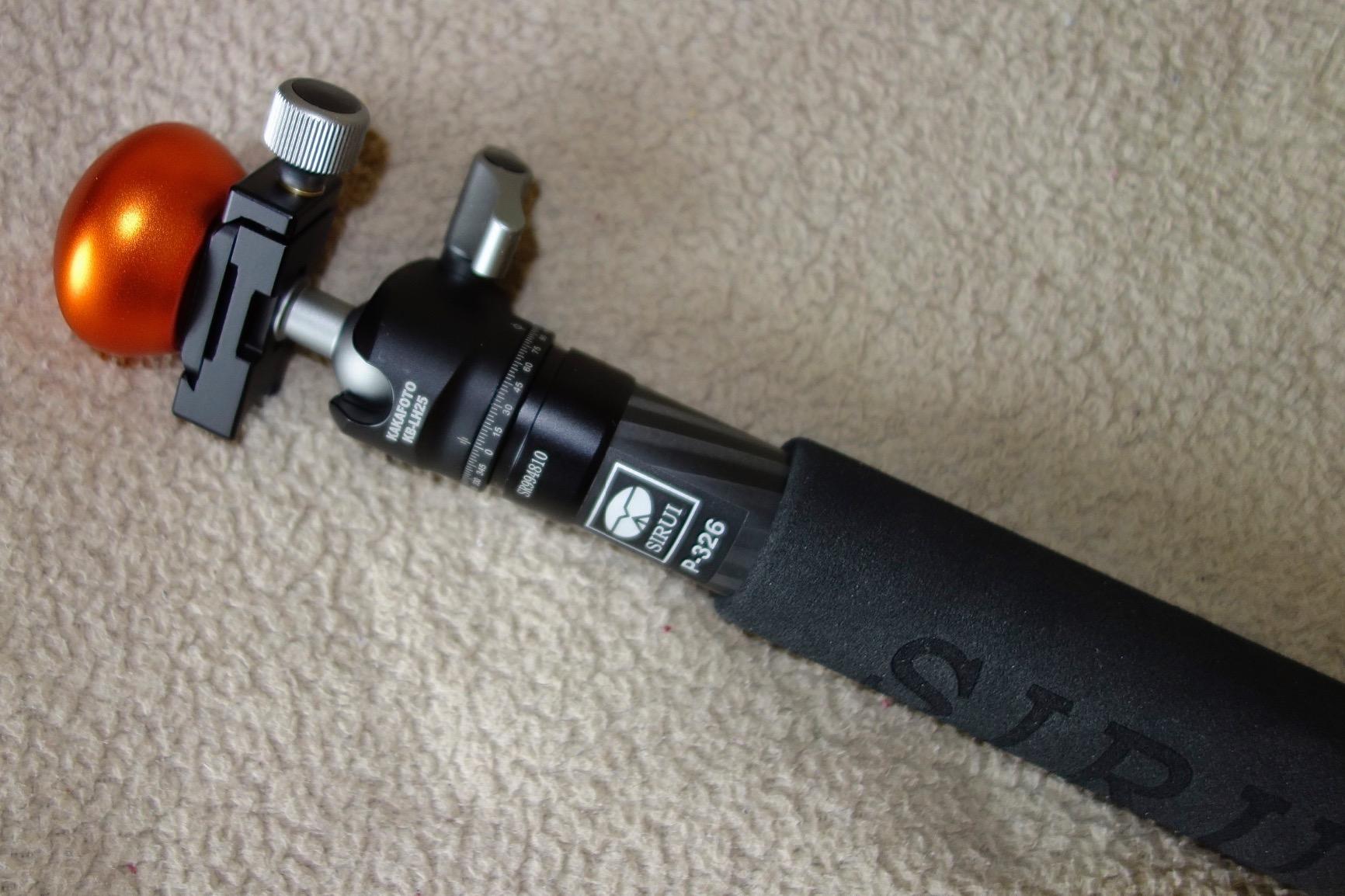 SIRUI Camera Monopod P-326 6 Section Carbon Fiber Compact Lightweight Travel Monopod customer photo 2