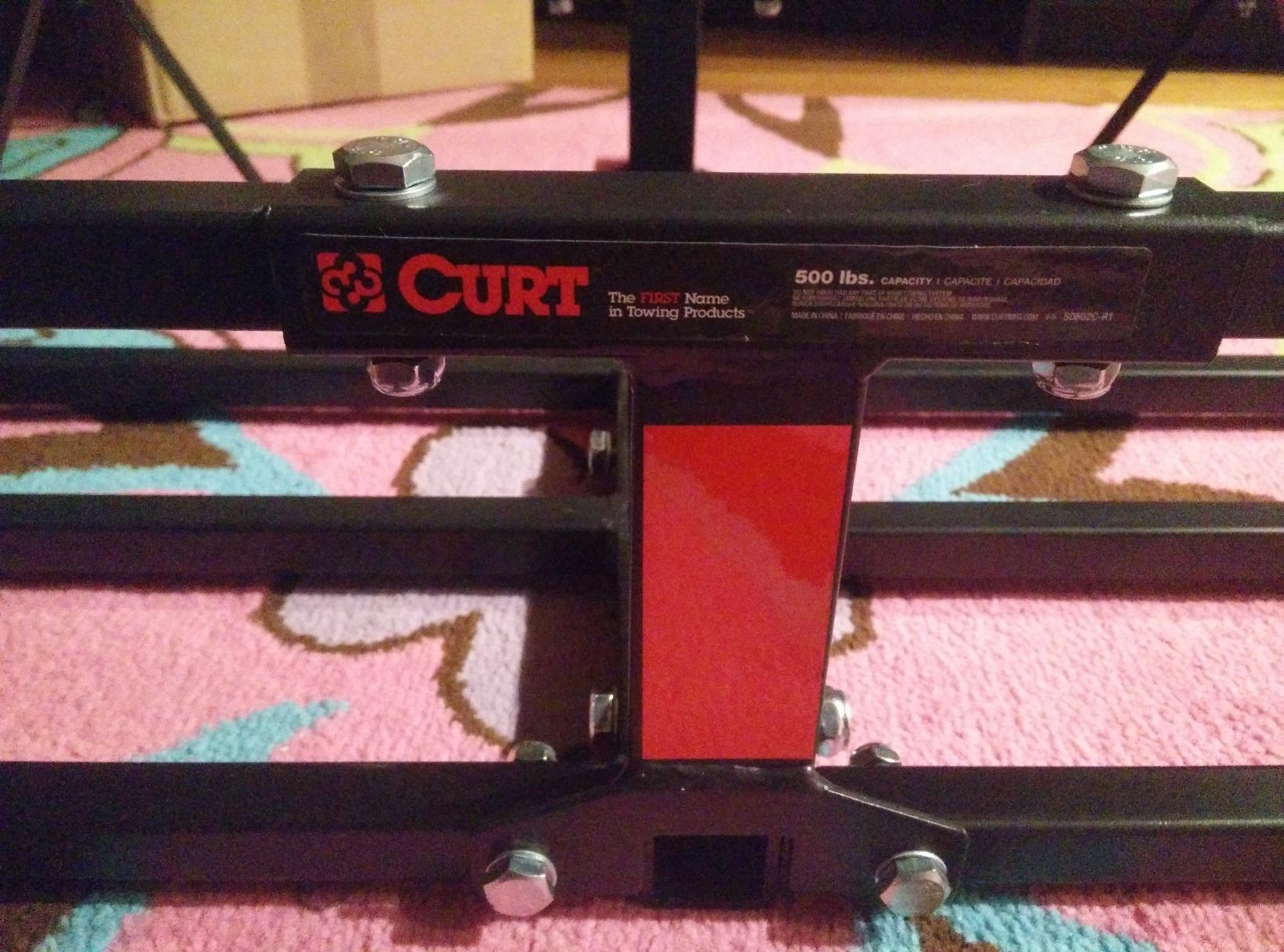 CURT 18145 Cargo Basket Hitch Trailer Hitch Cargo Carrier, 500 lbs. Capacity, 46-1/2-Inch x 17-1/2-Inch x 5-1/2-Inch, Fits 1-1/4 or 2-Inch Receiver customer photo 2