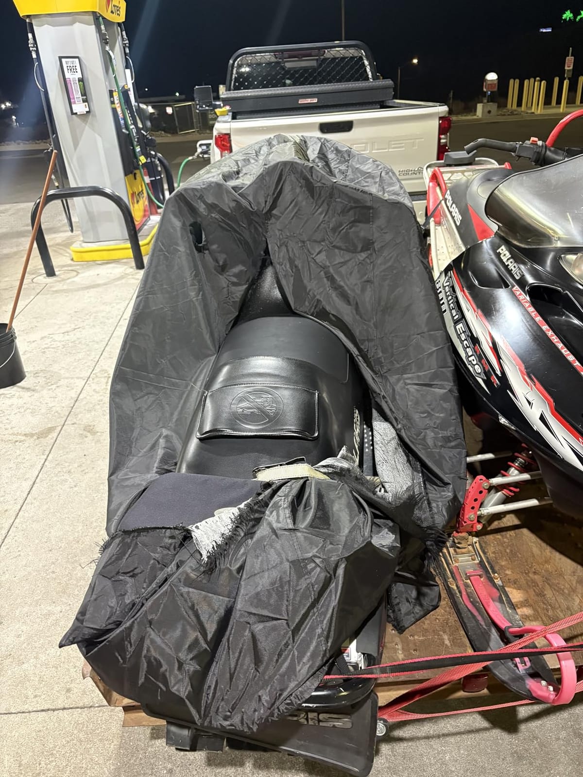 Budge Sportsman Waterproof Snowmobile Cover, Heavy Duty, Fits Up to 145