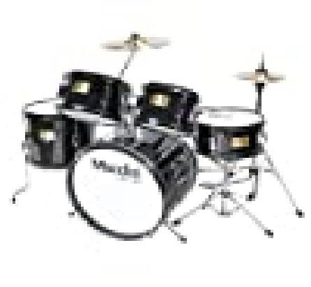 Mendini by Cecilio 5 Piece 16 Inch Junior Drums Set - Metallic Blue | Drum Set with Bass, Toms, Snare Drum, Cymbal, Hi-Hat, Drumsticks & Adjustable Padded Seat for Beginner customer photo 1