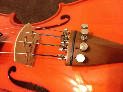 Cecilio 1/2 Size Acoustic Violin, Solid Spruce Maple Body Beginner Kit customer photo 1