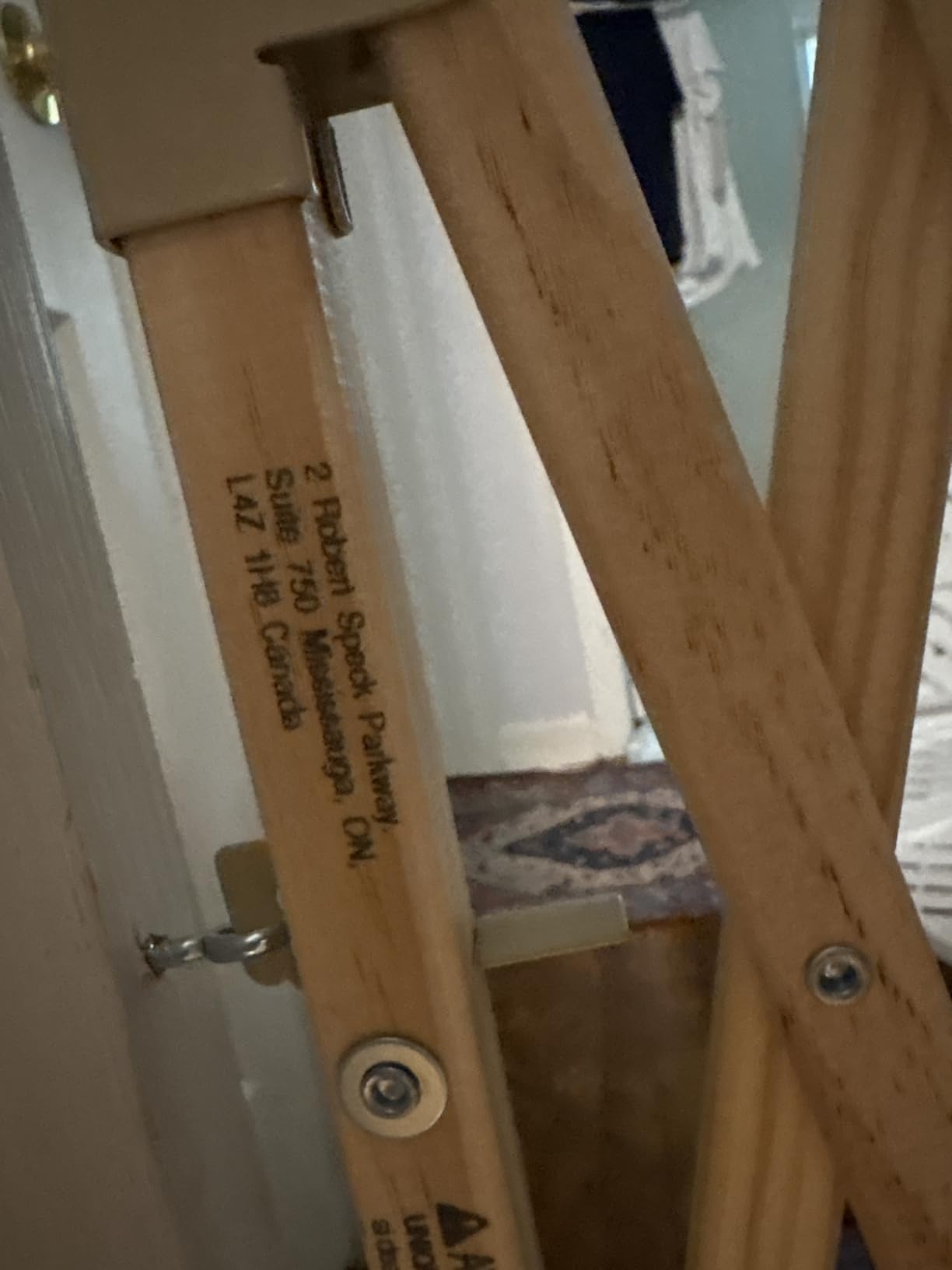 Evenflo Expansion Walk-Thru Room Divider Baby Gate (Natural Wood) customer photo 2