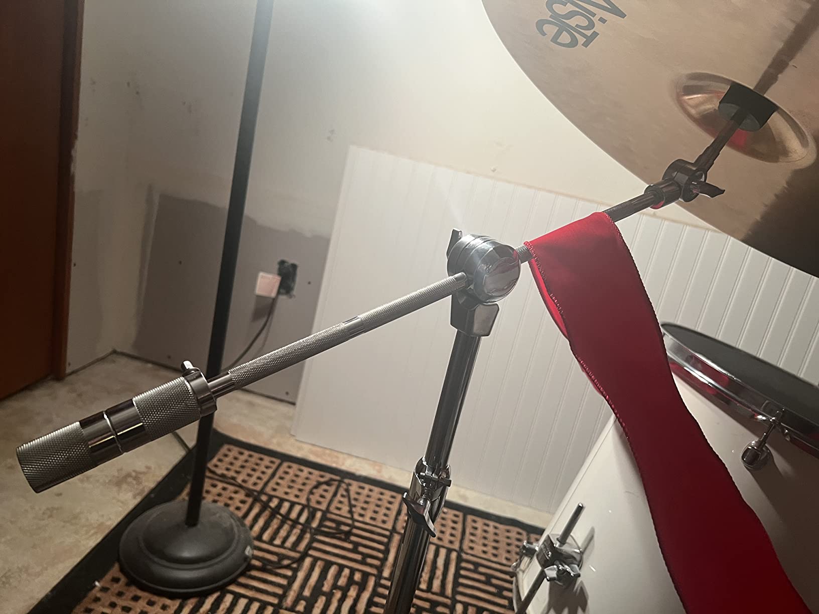 Griffin 6 Piece Drum Hardware Pack (Percussion TiltPro X Edition) - Full Stand Kit with Snare, Hi-Hat, Cymbal Boom, Kick Pedal & Throne for Gigs or Studio customer photo 2